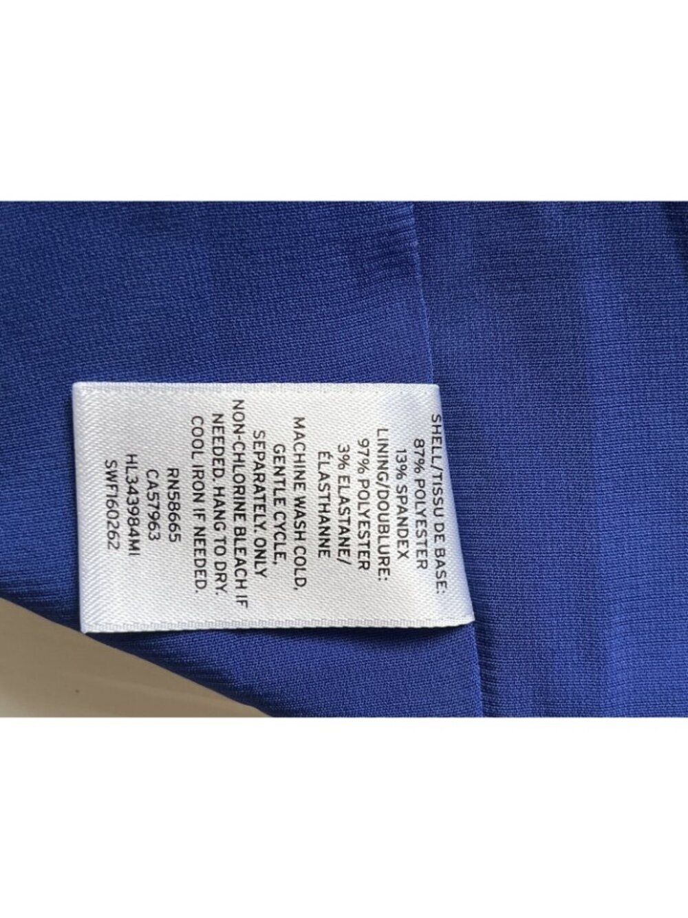 Chelsea28 Women’s Blue Surf Ruffle Strapless Stretch Crepe Sheath Dress 6 NWOT - Picture 14 of 16